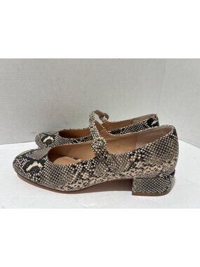 Steve Madden Jodee Women's Shoes Block Heel Mary Jane animal print size 8